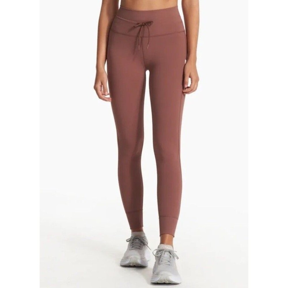 Vuori Daily Leggings Women’s L Hazelnut Brown High Rise 7/8 Yoga VW323